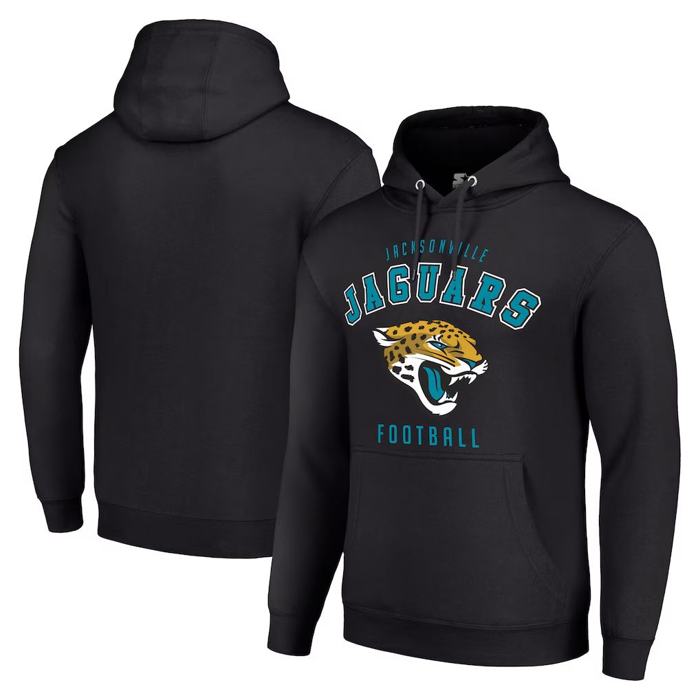 Men 2026 NFL Jacksonville Jaguars black Hoodie hooded style 04->denver broncos->NFL Jersey